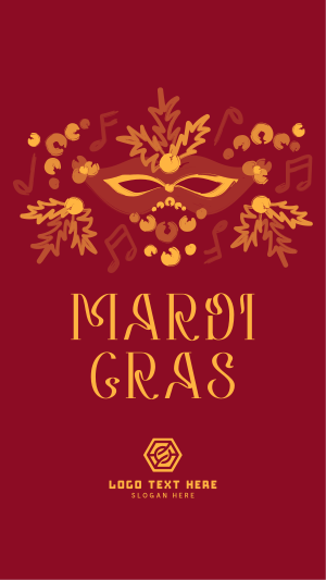 Mardi Gras Glamour Instagram story Image Preview