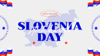 Minimalist Slovenia Statehood Day Animation Preview