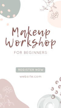Makeup Workshop Instagram Story Design