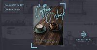 Coffee O'Clock Facebook Ad Design