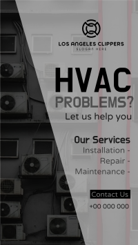 Affordable HVAC Services Facebook Story Design