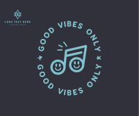 Good Vibes Happy Note Facebook post Image Preview