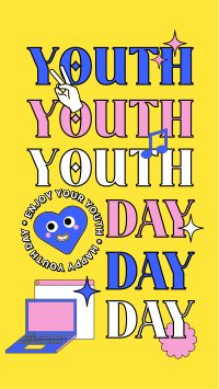 Youth Day Collage TikTok video Image Preview