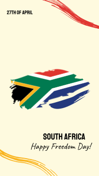 South Africa Freedom Day Instagram Story Design