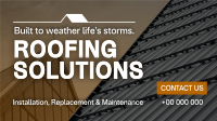Corporate Roofing Solutions Animation Design