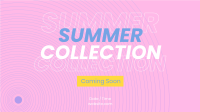 90's Lines Summer Collection Facebook event cover Image Preview