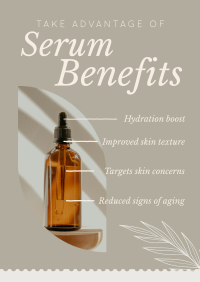 Organic Skincare Benefits Poster Design