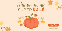 Thanksgiving Pumpkin Sale Twitter post Image Preview