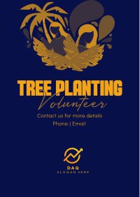 Minimalist Planting Volunteer Flyer Image Preview