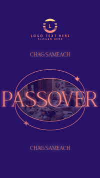 Passover Seder Minimalist  Facebook story Image Preview