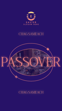 Passover Seder Minimalist  Facebook Story Design