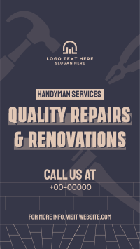 Home Repair Service Instagram Reel Design