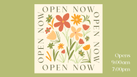 Open Flower Shop Animation Image Preview