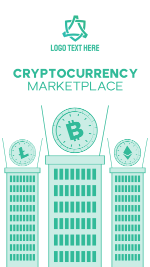 Cryptocurrency Market Instagram story