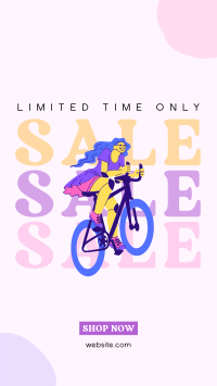 Pedal Your Way Sale Instagram reel Image Preview
