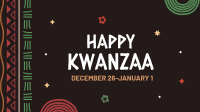 Bright Kwanzaa Facebook event cover Image Preview