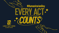Handdrawn Humanitarian Day Animation Image Preview