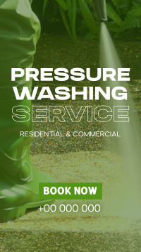 Professional Pressure Wash Instagram Story Design