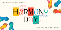 Fun Harmony Day Twitter post Image Preview