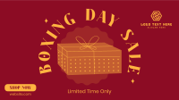 Retro Boxing Day Facebook Event Cover Design