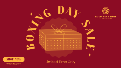Retro Boxing Day Facebook event cover Image Preview