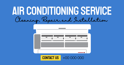 Air Conditioning Service Facebook ad Image Preview