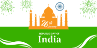Indian Republic Day Landmark Twitter post Image Preview