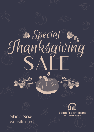 Special Thanksgiving Sale Poster Image Preview