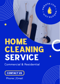 On Top Cleaning Service Poster Design
