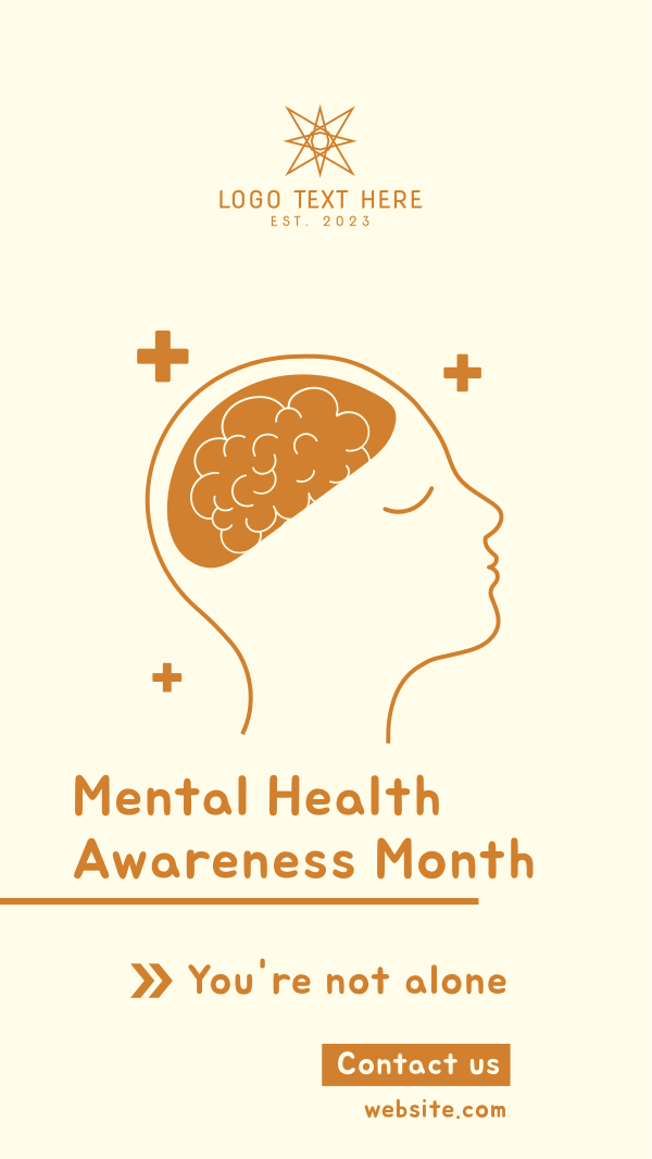 Mental Health Awareness Instagram Story Design Image Preview