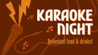 Karaoke Night Facebook event cover Image Preview