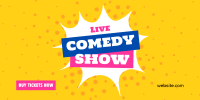 Live Comedy Show Twitter post Image Preview