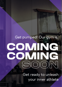 Fitness Gym Opening Soon Flyer Image Preview