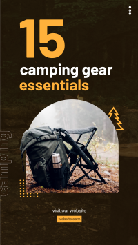 Camping Bag Instagram story Image Preview