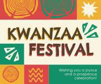 Tribal Kwanzaa Festival Facebook Post Design