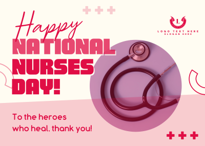 Healthcare Nurses Day Postcard Image Preview