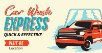 Vintage Auto Car Wash Facebook Ad Image Preview