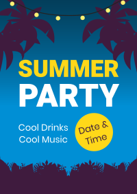 Summer Night Party Poster Image Preview