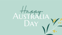 Golden Wattle  for Aussie Day Facebook Event Cover Design