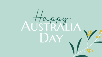 Golden Wattle  for Aussie Day Facebook event cover Image Preview