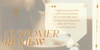 Shiny Coffee Testimonial Twitter Post Image Preview