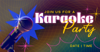 Karaoke Party Facebook Ad Design