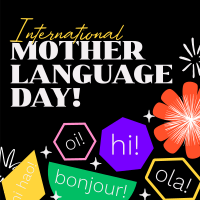 Quirky International Mother Language Day Linkedin Post Image Preview