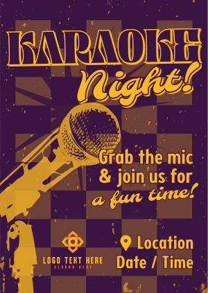Pop Karaoke Night Poster Image Preview