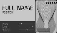 Punk Modern Techno Business Card Preview