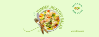 Clean Healthy Salad Facebook cover Image Preview