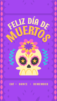 Dia de los Muertos Greeting TikTok Video Preview