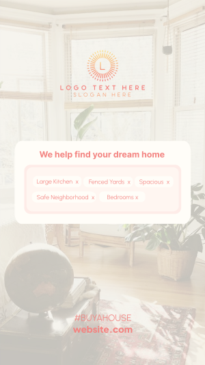 What's Your Dream Home Instagram story Image Preview