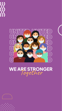 United Together Facebook Story Design