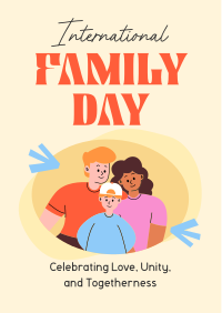 International Family Day Celebration Flyer Design